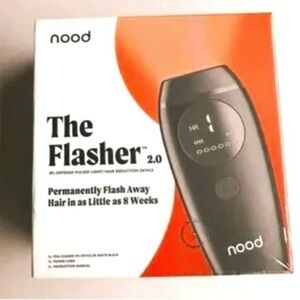 The flasher laser hair remover. NIB never opened. Black. Includes free gift!
